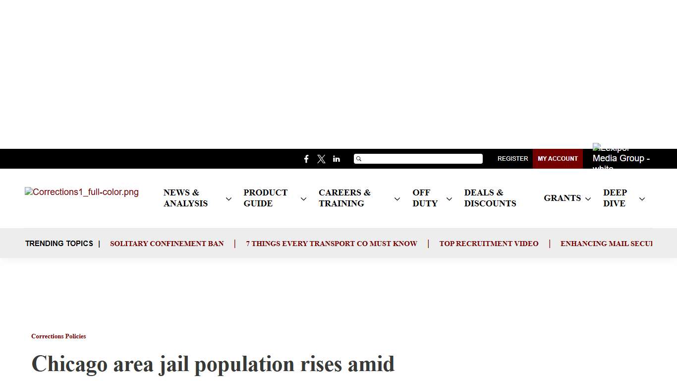 Chicago area jail population rises amid new detention policies, court delays